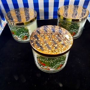 Reserved BATH & BODY WORK 3 WICK CANDLES,  VANILLA BIRCH